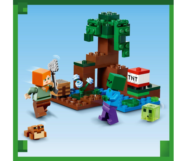 LEGO Minecraft 21240 Przygoda na mokradłach - 1090567 - zdjęcie 3
